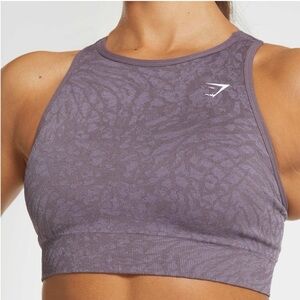 Gymshark Adapt Animal Seamless Sports Bra Size Small Purple